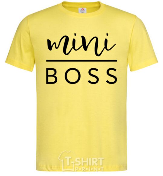 Men's T-Shirt Mini boss cornsilk фото