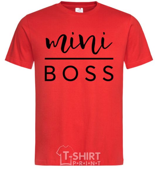 Men's T-Shirt Mini boss red фото