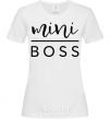 Women's T-shirt Mini boss White фото