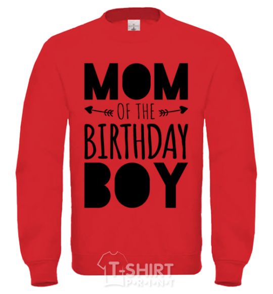 Sweatshirt Mom of the birthday boy yellow фото