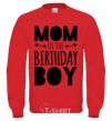 Sweatshirt Mom of the birthday boy yellow фото