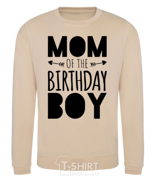 Sweatshirt Mom of the birthday boy sand фото