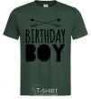 Men's T-Shirt Birthday boy boho bottle-green фото