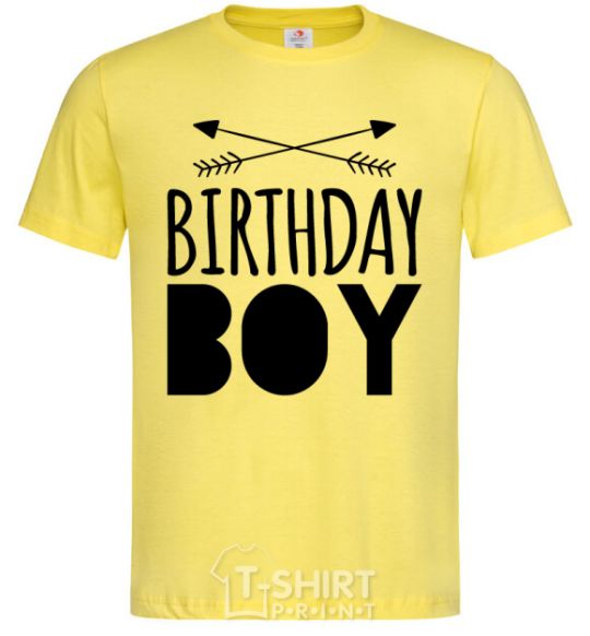 Men's T-Shirt Birthday boy boho cornsilk фото