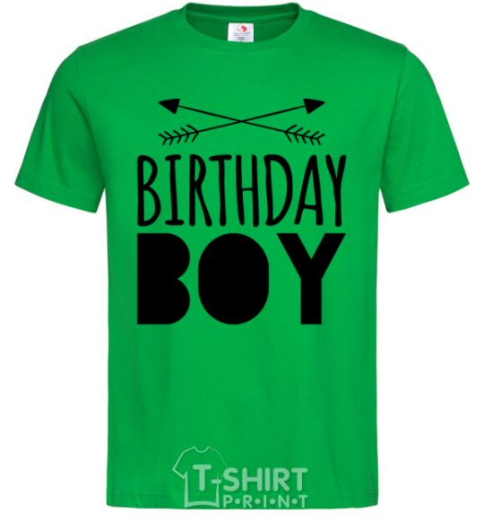 Men's T-Shirt Birthday boy boho kelly-green фото