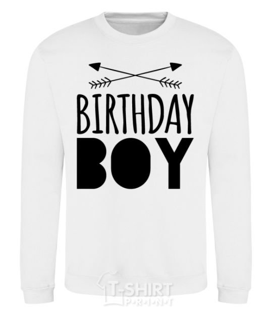 Sweatshirt Birthday boy boho White фото