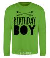 Sweatshirt Birthday boy boho orchid-green фото