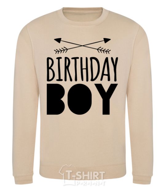 Sweatshirt Birthday boy boho sand фото
