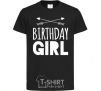 Kids T-shirt Birthday girl boho black фото