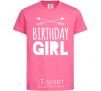 Kids T-shirt Birthday girl boho heliconia фото