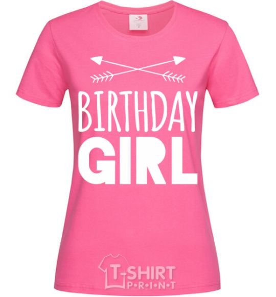 Women's T-shirt Birthday girl boho heliconia фото