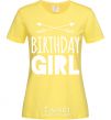 Women's T-shirt Birthday girl boho cornsilk фото