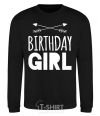 Sweatshirt Birthday girl boho black фото