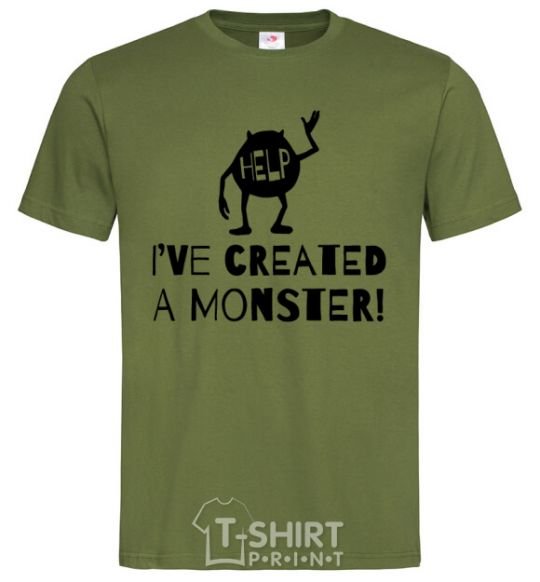 Men's T-Shirt I've created a monster millennial-khaki фото