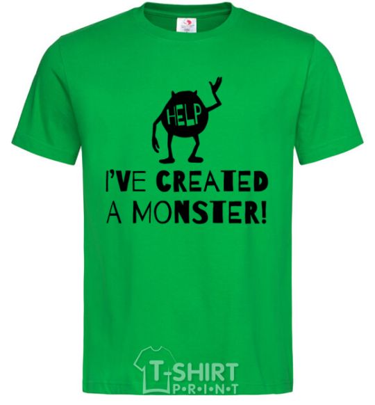 Men's T-Shirt I've created a monster kelly-green фото