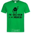 Men's T-Shirt I've created a monster kelly-green фото