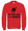 Sweatshirt I've created a monster yellow фото