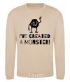 Sweatshirt I've created a monster sand фото