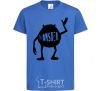 Kids T-shirt Monster royal-blue фото