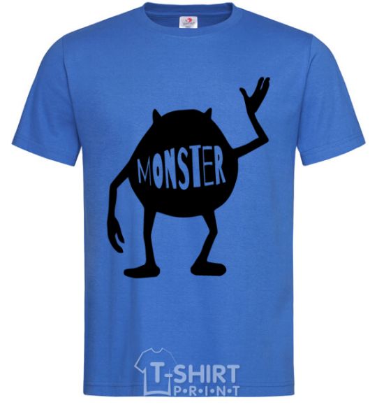 Men's T-Shirt Monster royal-blue фото