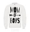 Sweatshirt Mom of boys White фото