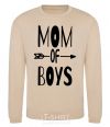 Sweatshirt Mom of boys sand фото