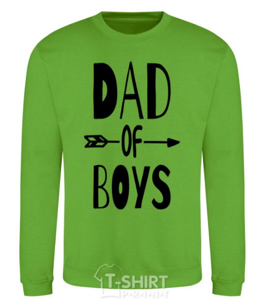 Sweatshirt Dad of boys orchid-green фото