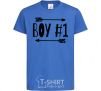 Kids T-shirt Boy 1 royal-blue фото