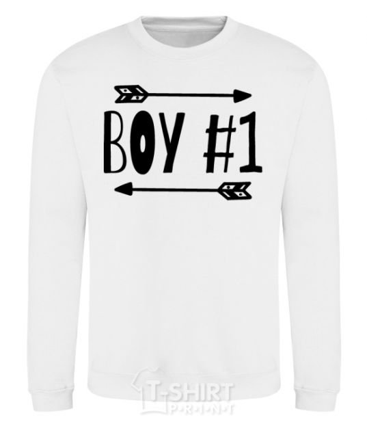 Sweatshirt Boy 1 White фото