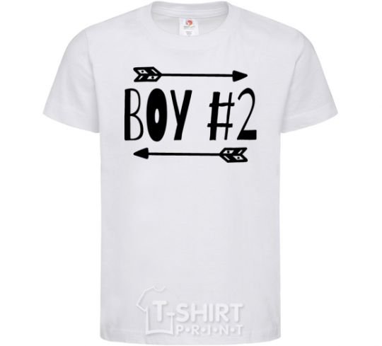 Kids T-shirt Boy 2 White фото
