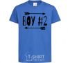 Kids T-shirt Boy 2 royal-blue фото