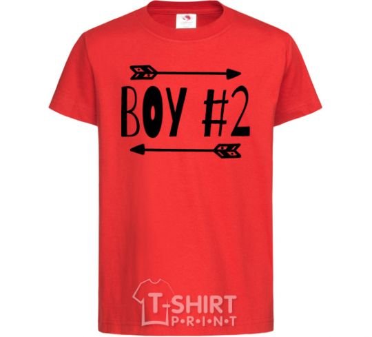 Kids T-shirt Boy 2 red фото