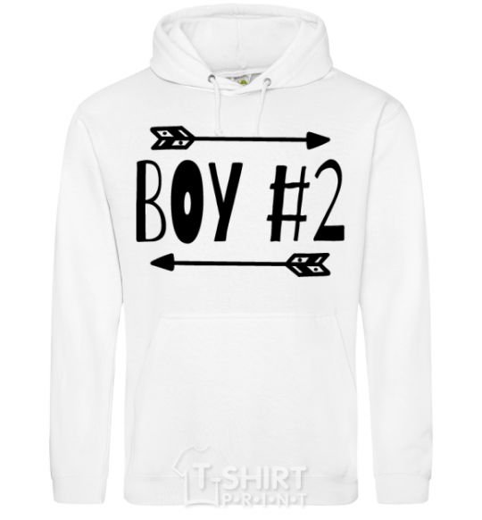 Men`s hoodie Boy 2 White фото