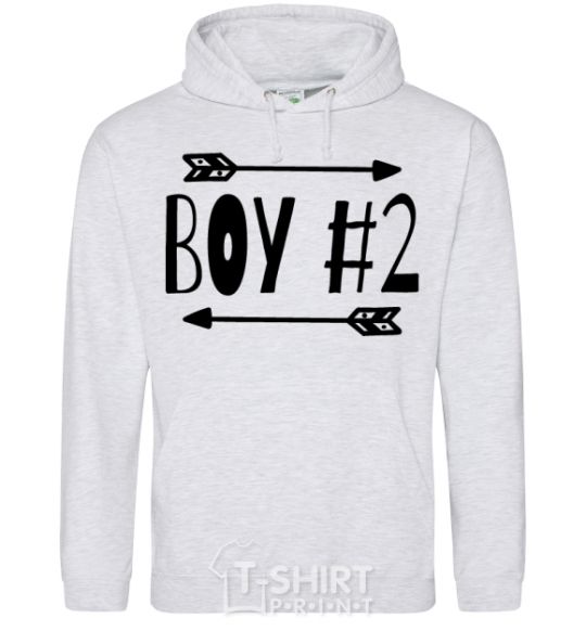 Men`s hoodie Boy 2 sport-grey фото