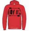 Men`s hoodie Boy 2 bright-red фото