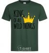 Мужская футболка King of all wild Things Темно-зеленый фото