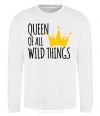 Sweatshirt Queen of all wild Things White фото