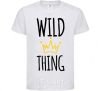 Kids T-shirt Wild Thing White фото