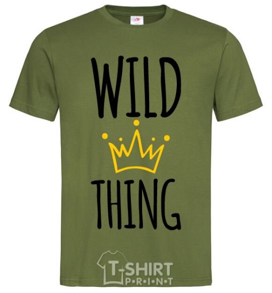 Men's T-Shirt Wild Thing millennial-khaki фото