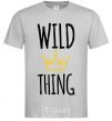 Men's T-Shirt Wild Thing grey фото