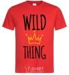 Men's T-Shirt Wild Thing red фото