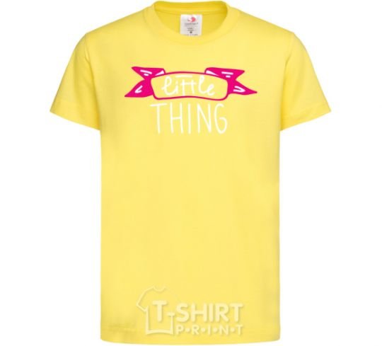 Kids T-shirt Little thing cornsilk фото