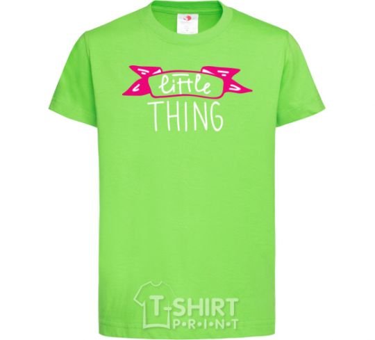 Kids T-shirt Little thing orchid-green фото