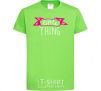 Kids T-shirt Little thing orchid-green фото