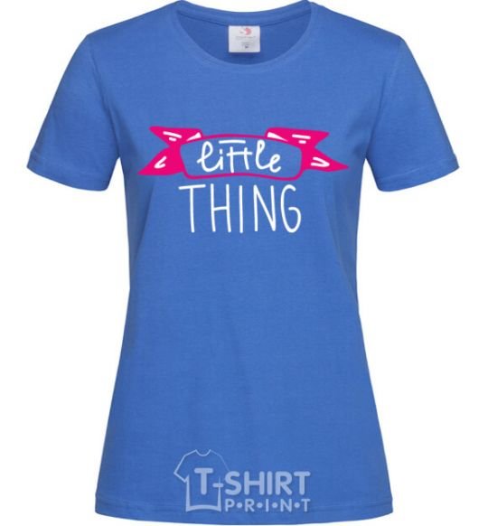 Женская футболка Little thing Ярко-синий фото