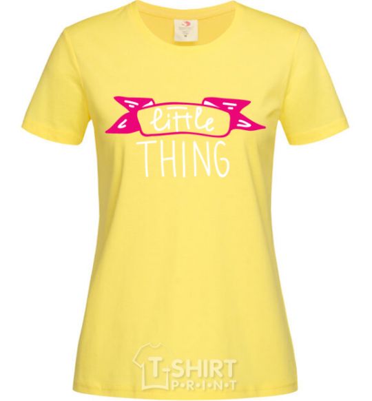 Женская футболка Little thing Лимонный фото