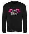 Sweatshirt Little thing black фото