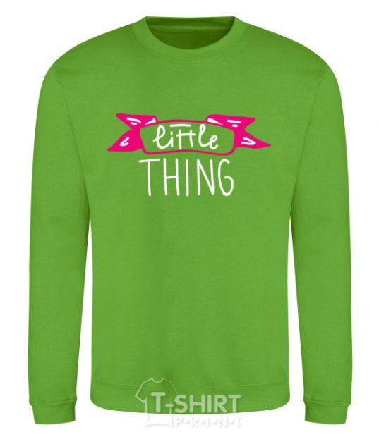 Sweatshirt Little thing orchid-green фото