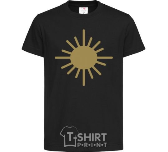 Kids T-shirt Sunshine black фото