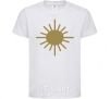 Kids T-shirt Sunshine White фото